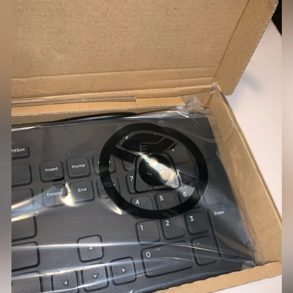 DELL Wired Slim Keyboard (KB-113p) & Wired Mouse: Brand New / Original Box